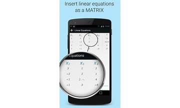Linear Equations Solver for Android - Download the APK from Habererciyes